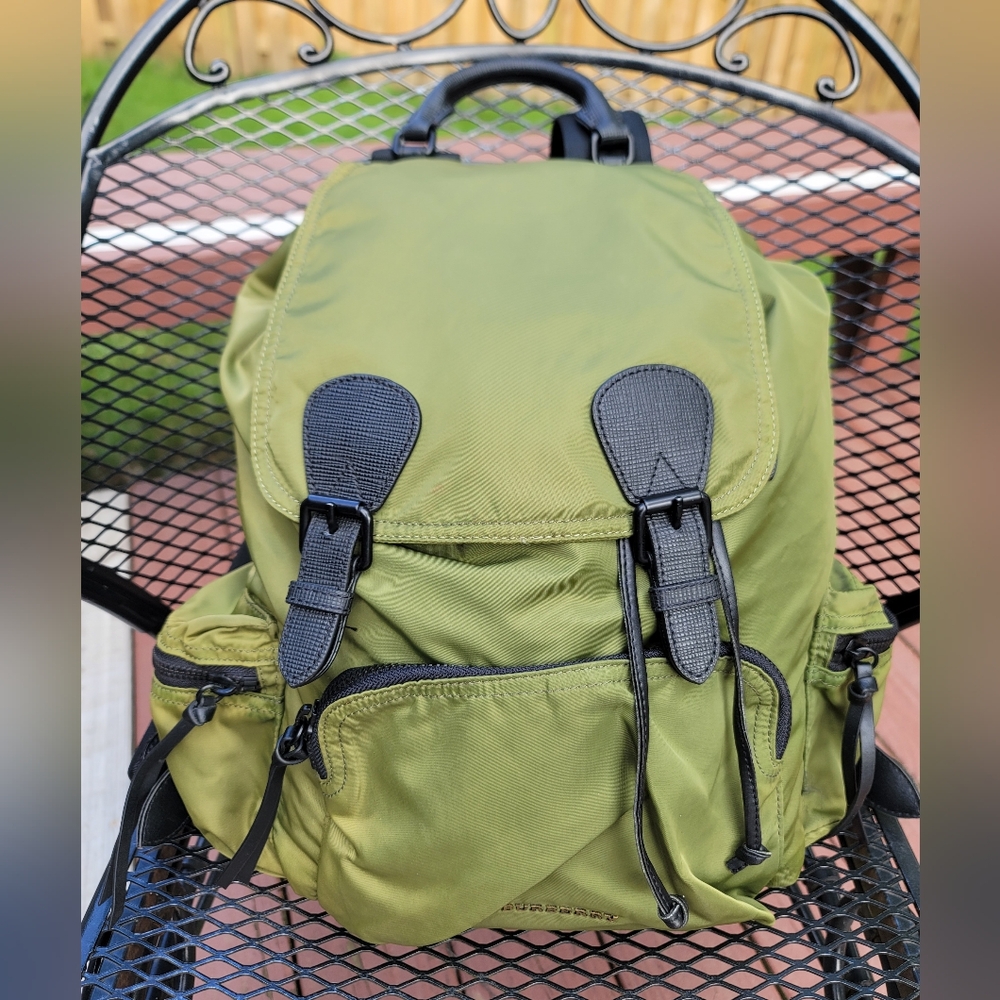 Burberry Nylon Backpack Canvas Large